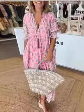 LAOISE™ - Boho Midi Dress
