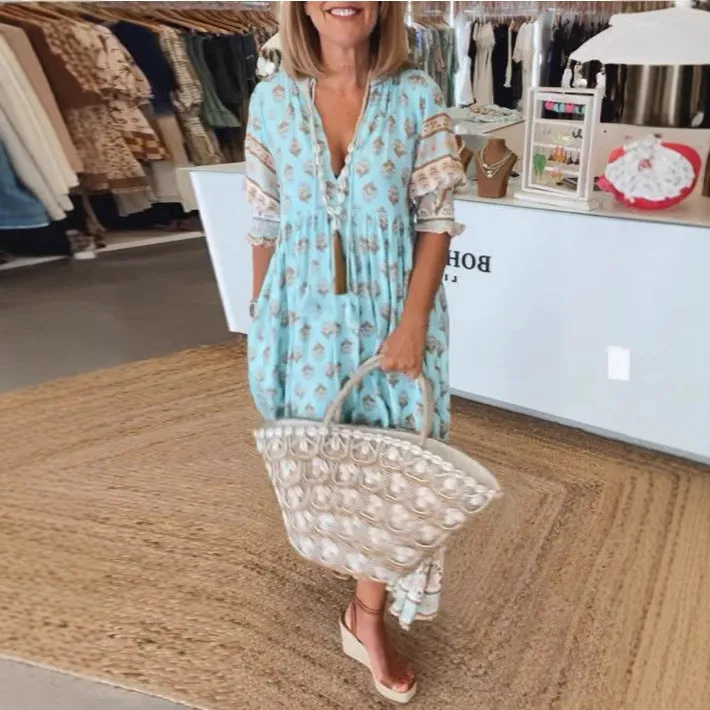 LAOISE™ - Boho Midi Dress