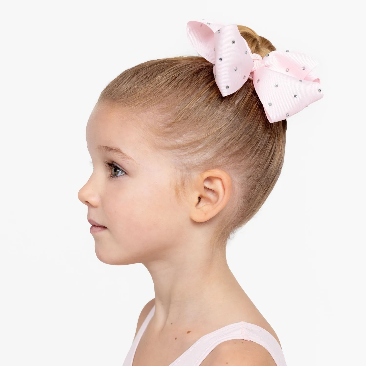 Large Diamanté Bow Hair Clip