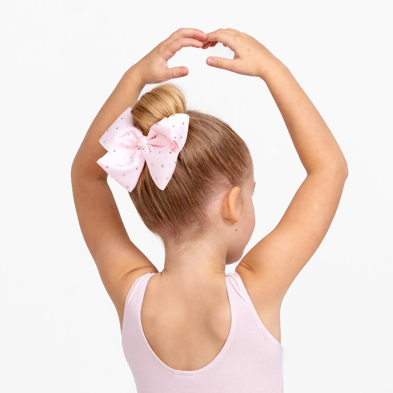 Large Diamanté Bow Hair Clip