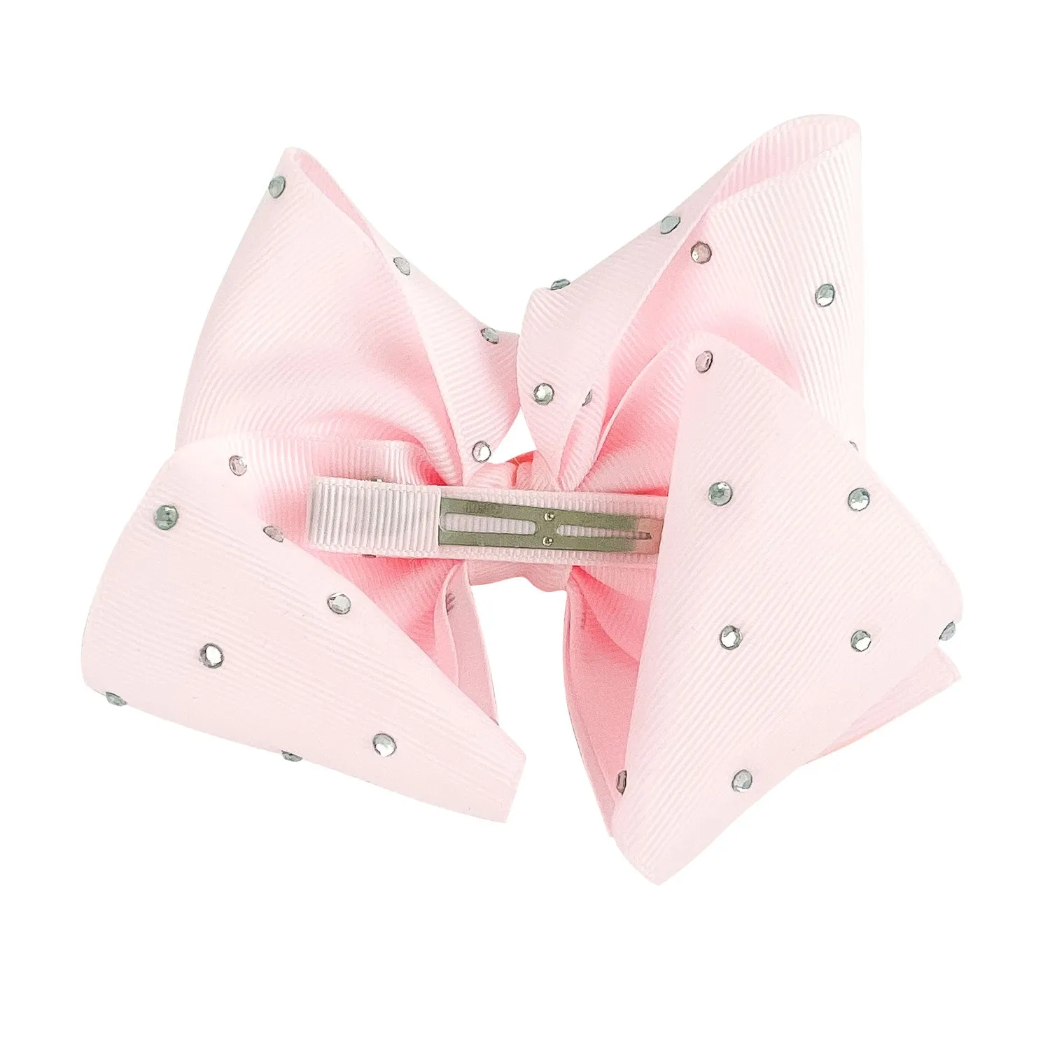 Large Diamanté Bow Hair Clip