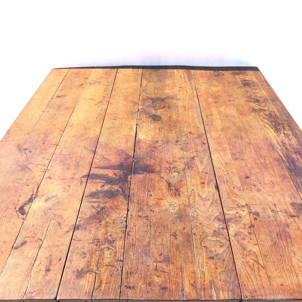 Large English William and Mary Oak Drop-Leaf Gateleg Dining Table