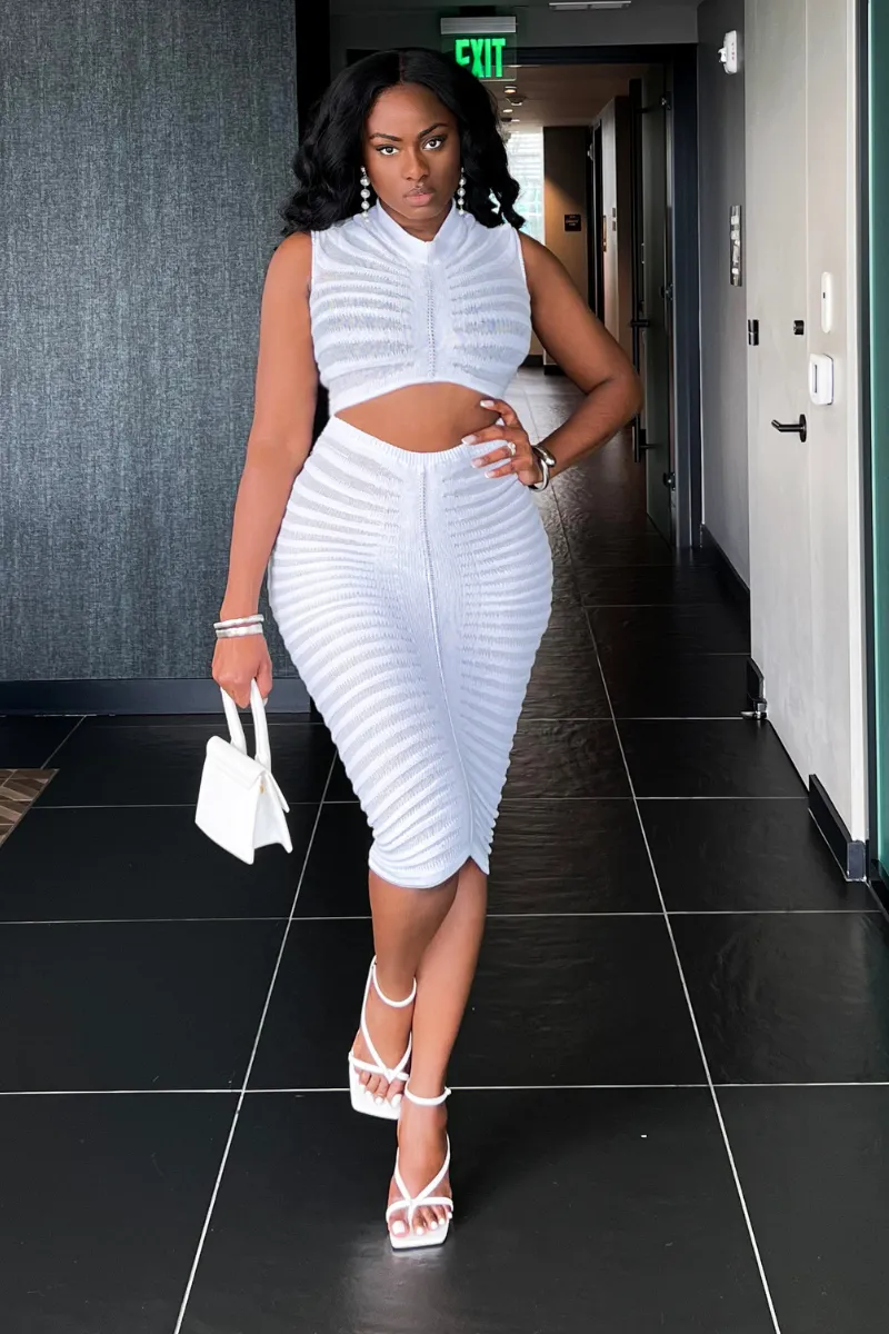 LAUREN WHITE SKIRT | SET