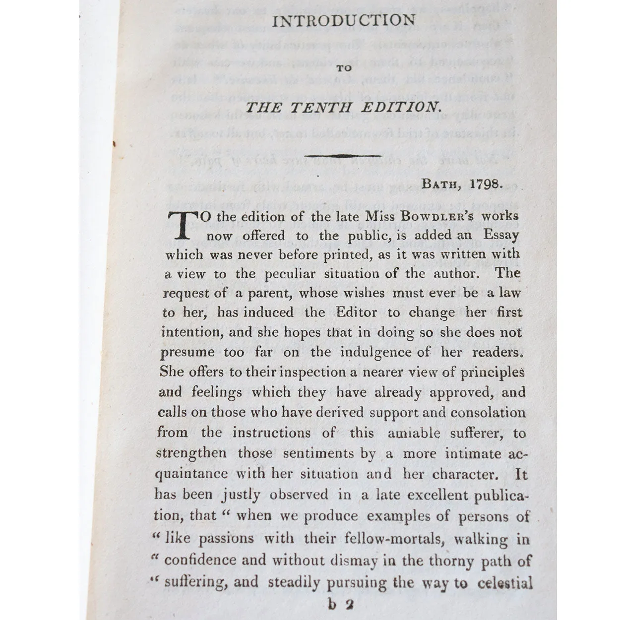 Leather Bound Book: Poems and Essays by the Late Miss Bowdler