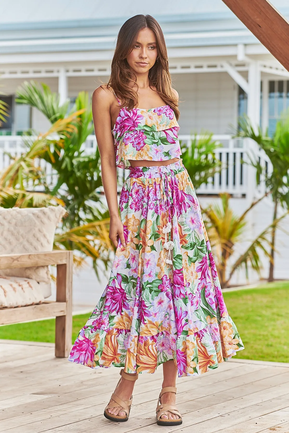 Lei Print Jordyn Top