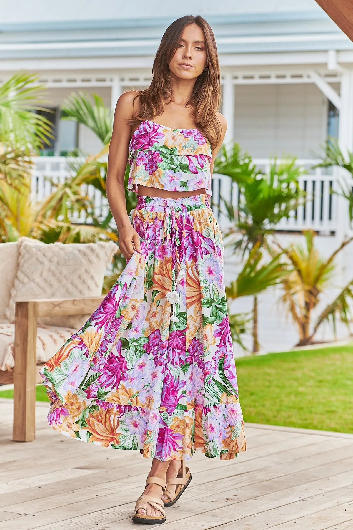 Lei Print Jordyn Top