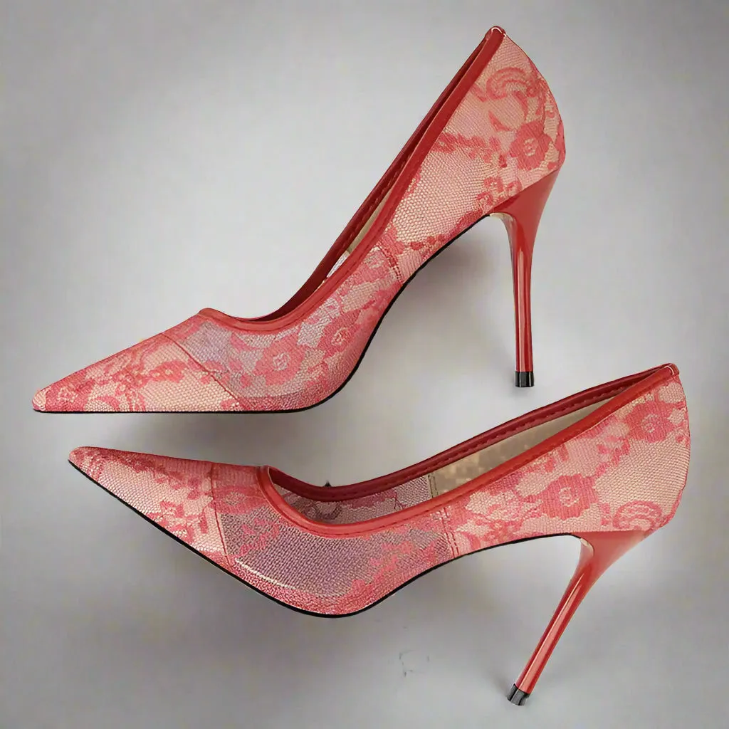 Leona Lace Heels
