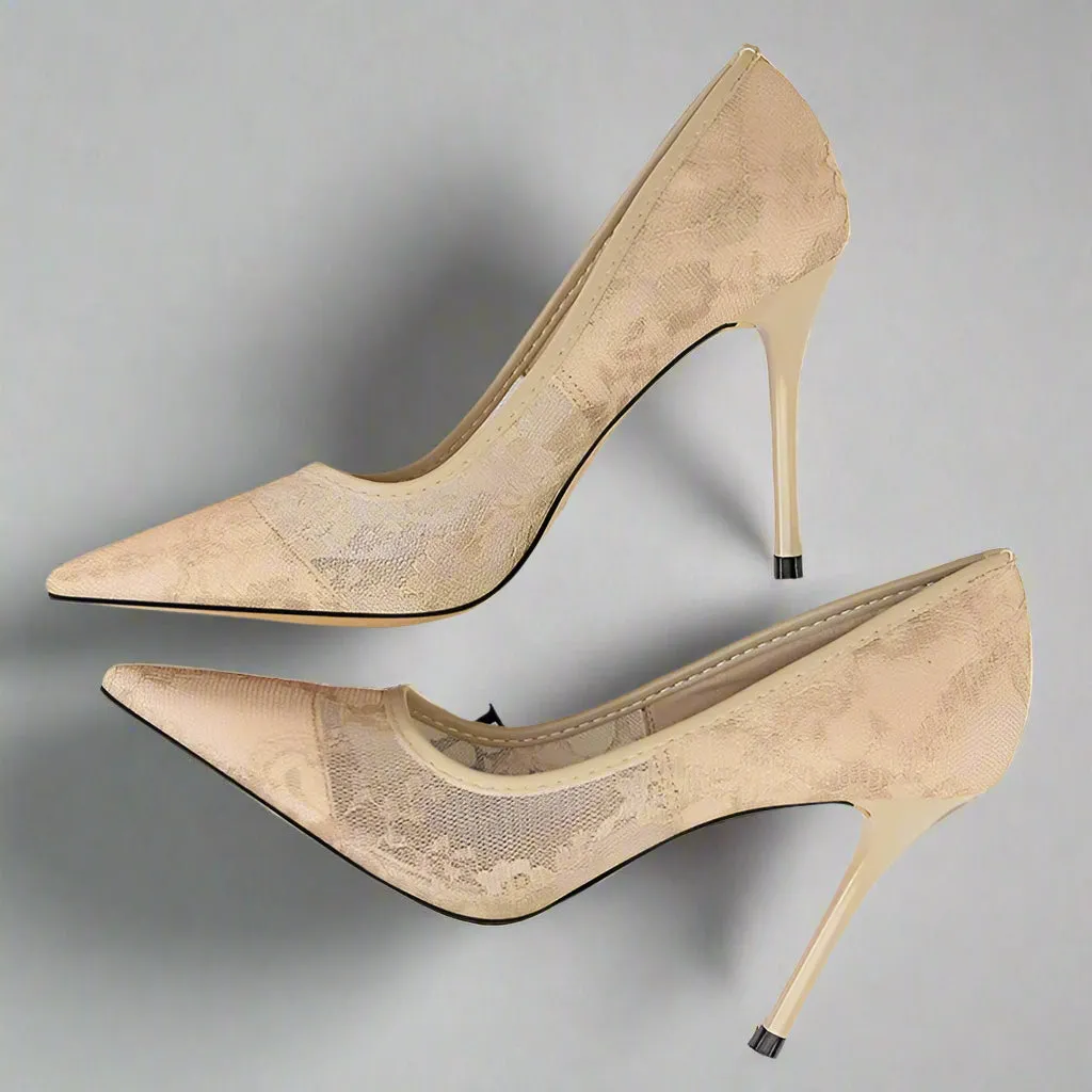 Leona Lace Heels