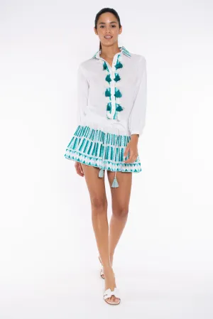 LESLIE DRESS - WHITE SOLID