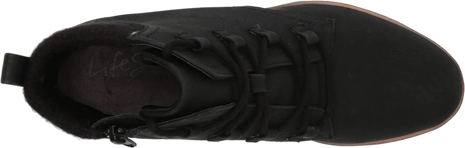 Lifestride Womens Zone Ankle Boot H6611M2 Black 8M