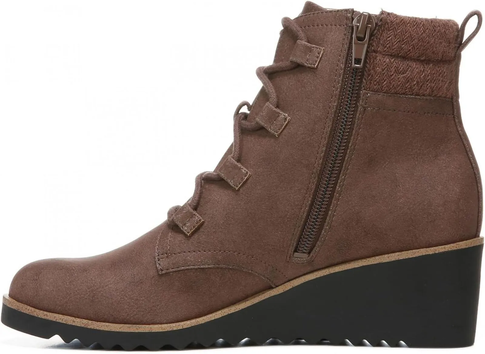 Lifestride Womens Zone Ankle Boot H6611M2 Dark Tan Brown 8M