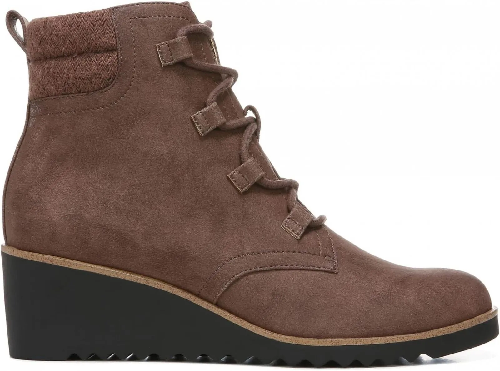 Lifestride Womens Zone Ankle Boot H6611M2 Dark Tan Brown 8M