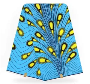 Light Blue Paisley with Tear Drop Design