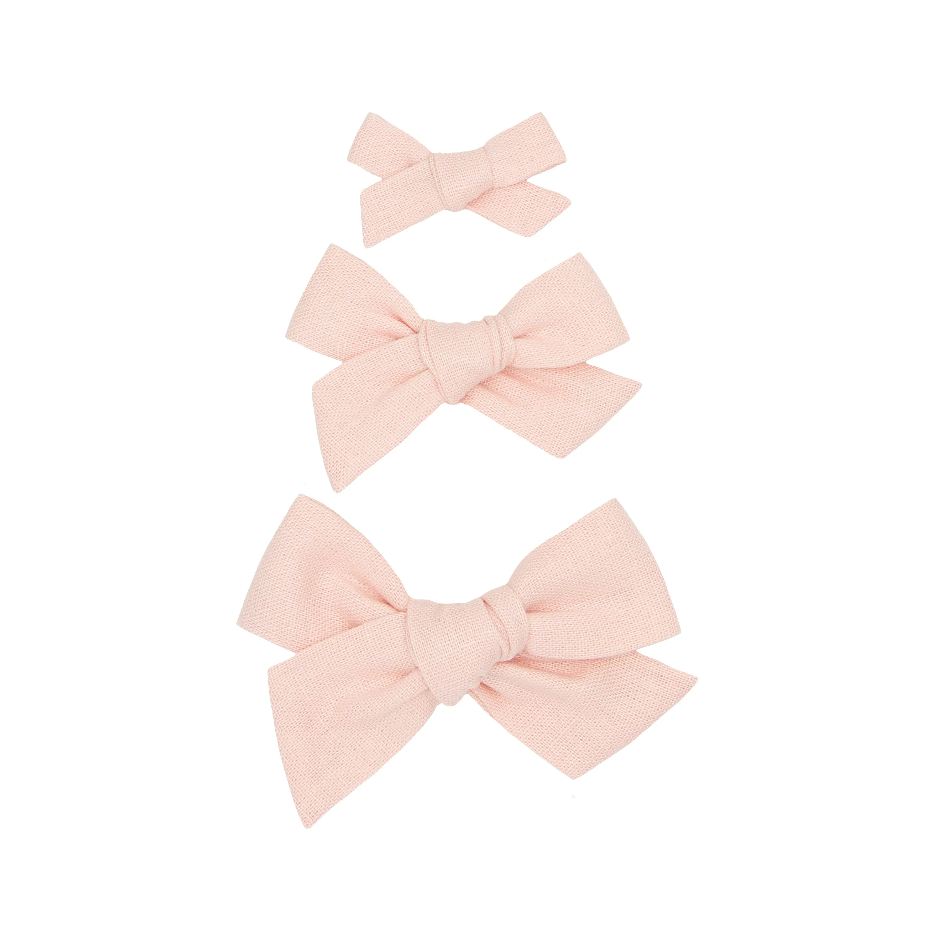 Linen Bow - Ballet Clip