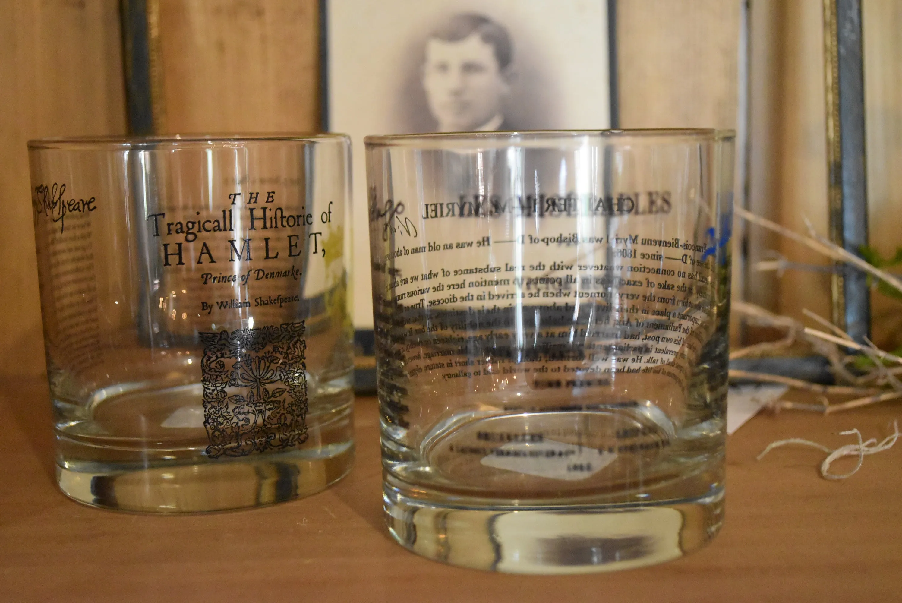 Literary Tumbler/Rocks Glass/Lowball, multiple styles