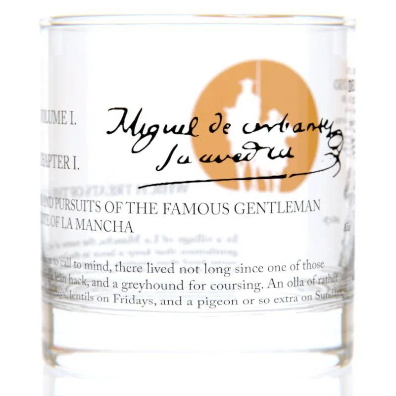 Literary Tumbler/Rocks Glass/Lowball, multiple styles
