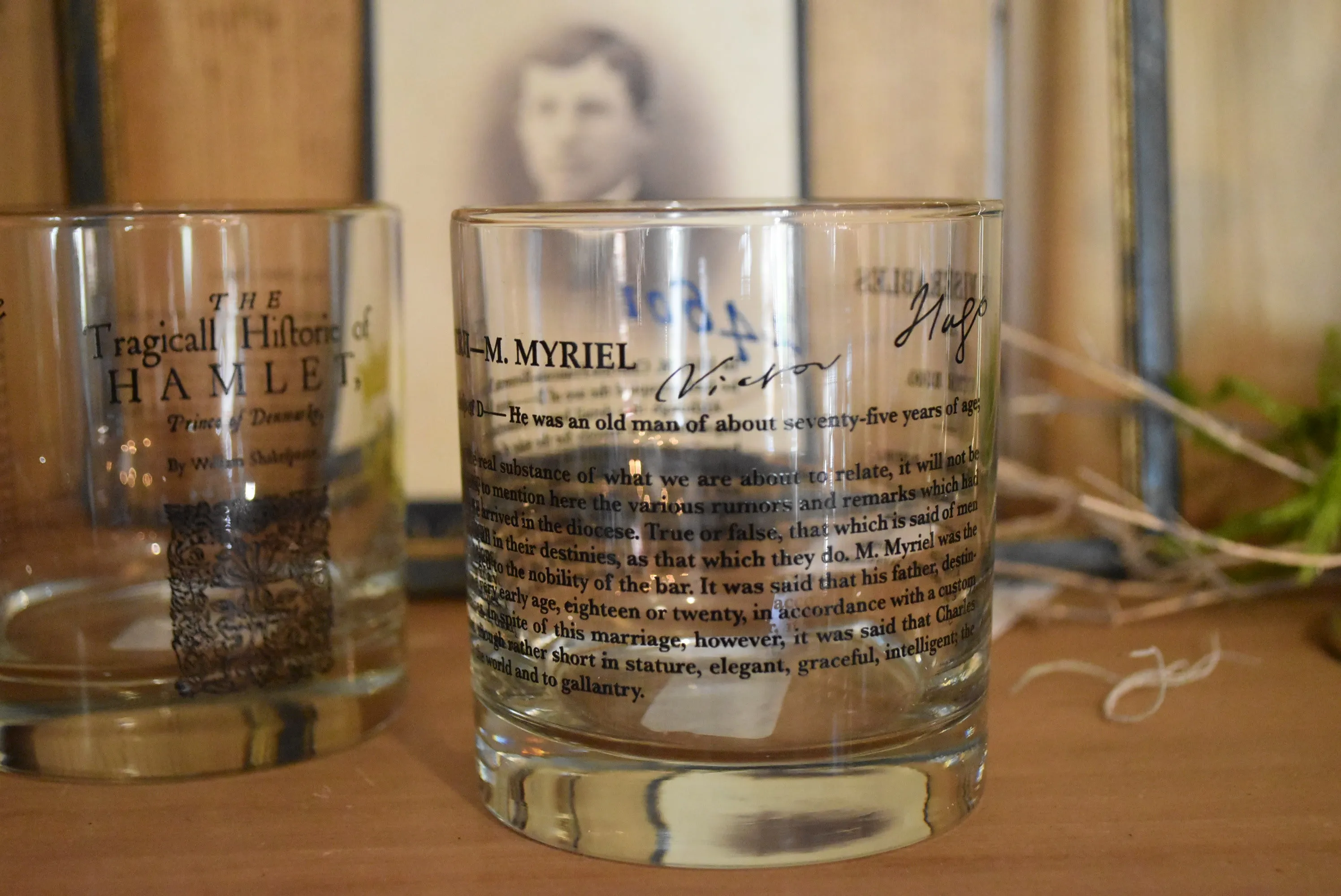 Literary Tumbler/Rocks Glass/Lowball, multiple styles