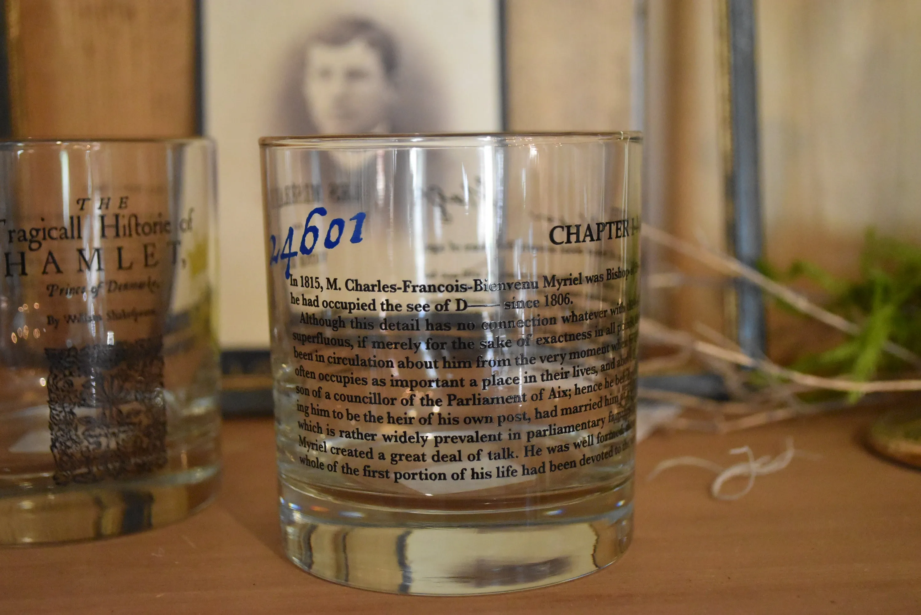 Literary Tumbler/Rocks Glass/Lowball, multiple styles
