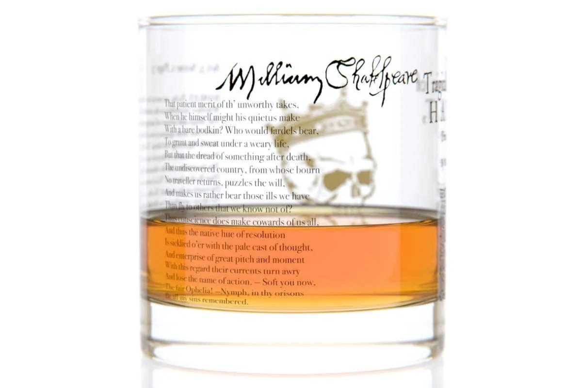 Literary Tumbler/Rocks Glass/Lowball, multiple styles