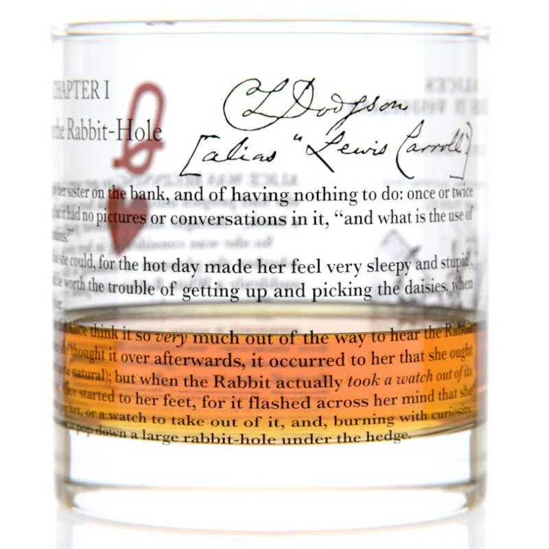 Literary Tumbler/Rocks Glass/Lowball, multiple styles