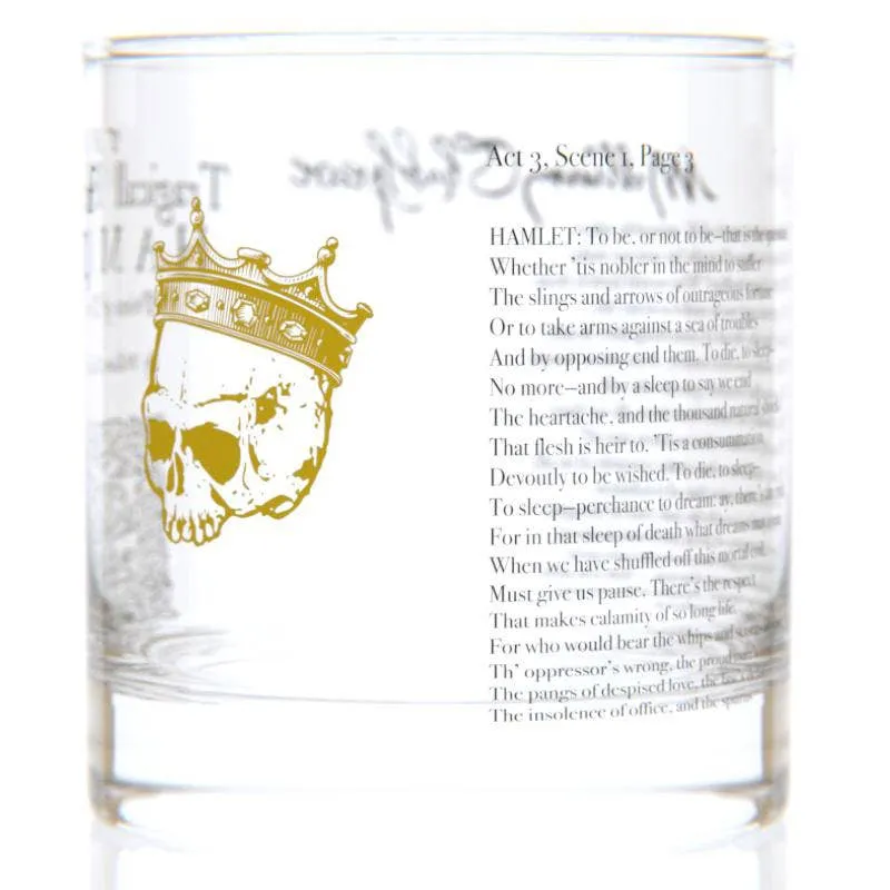 Literary Tumbler/Rocks Glass/Lowball, multiple styles