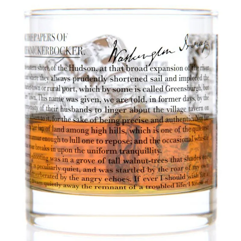 Literary Tumbler/Rocks Glass/Lowball, multiple styles
