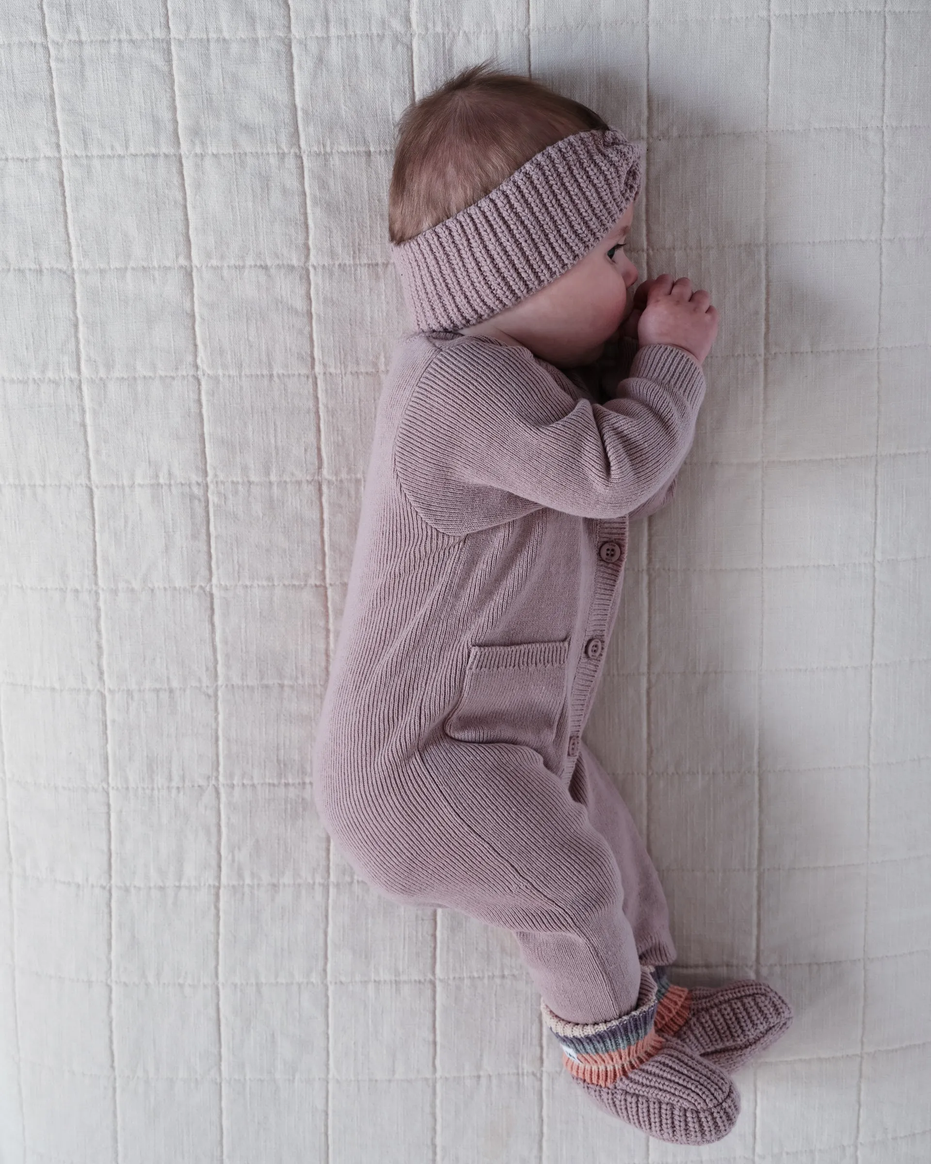 Long Sleeve Ribbed Jumpsuit - Chunky