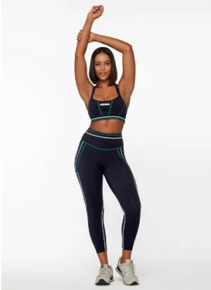 Lorna Jane Home Run Phone Pocket Ankle Biter Leggings - French Navy