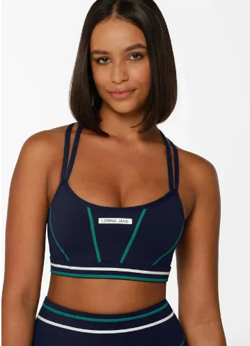 Lorna Jane Home Run Sports Bra - French Navy