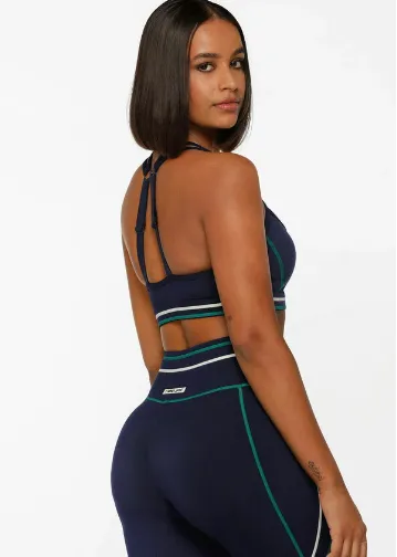 Lorna Jane Home Run Sports Bra - French Navy