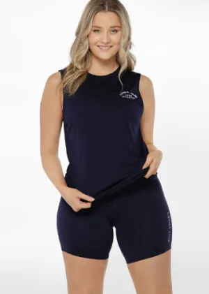 Lorna jane Lotus Muscle Tank - French Navy