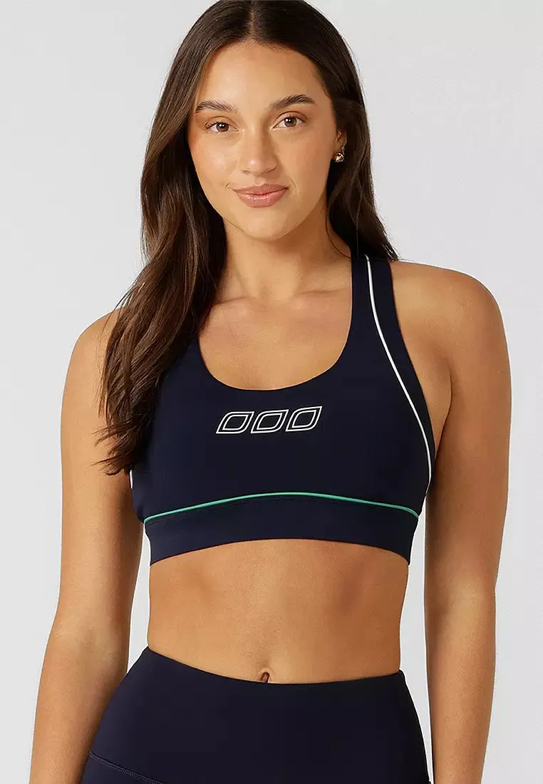 Lorna Jane Relay Iconic Sports Bra - French Navy
