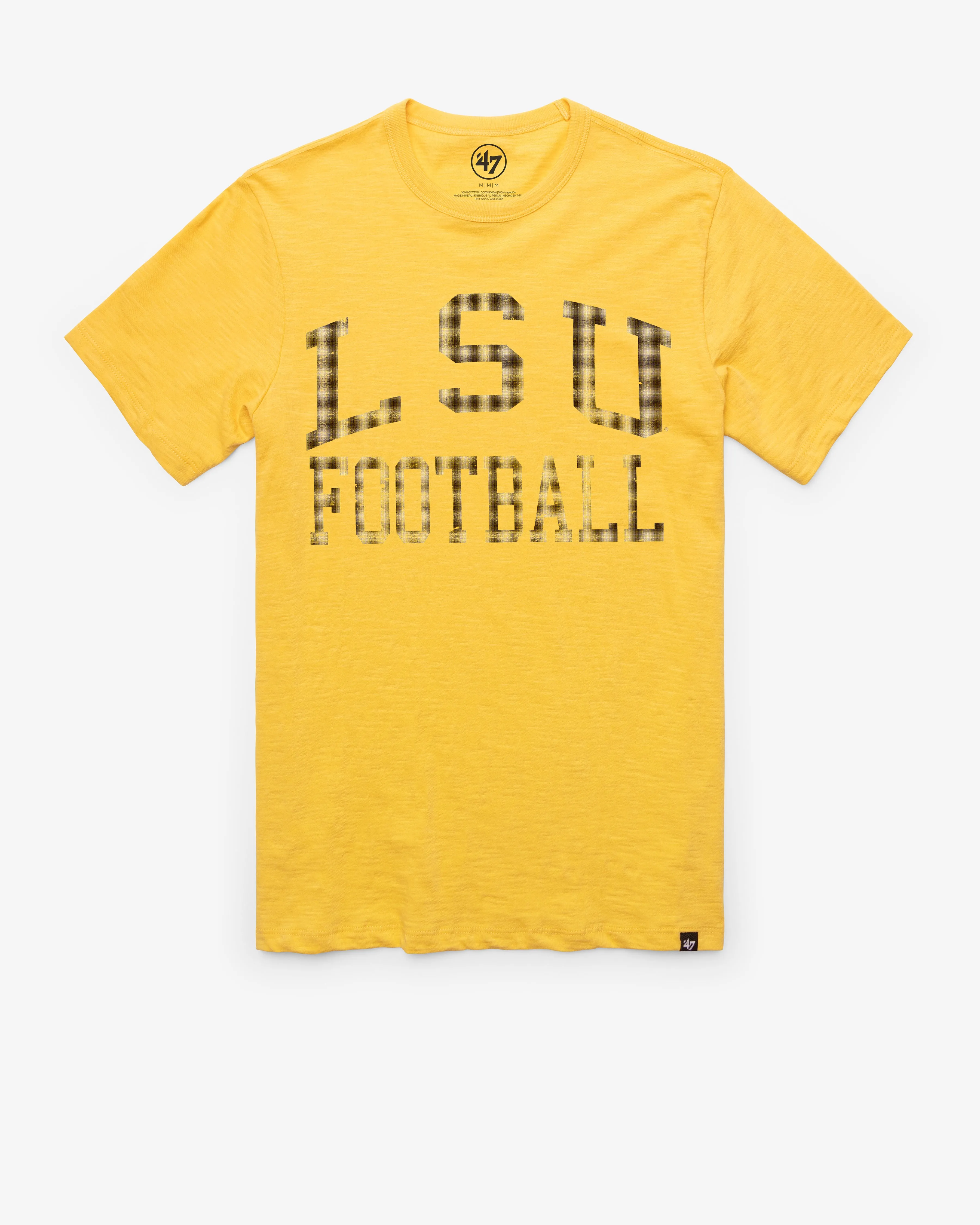 LOUISIANA STATE TIGERS LSU CLASSIC BLOCK '47 SCRUM TEE