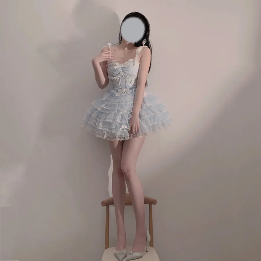 Lovely Classic Lolita Fairy Ballet Short Skirt Sets