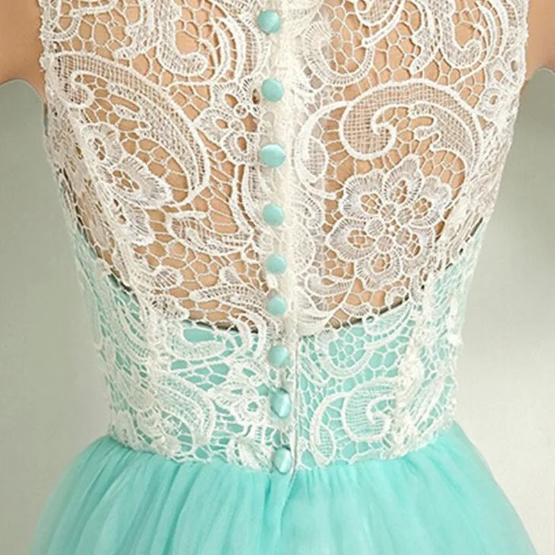 Lovely Tulle with Lace Bodice Party Dress, New Sweet 16 Dresses