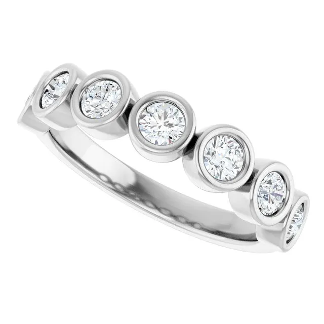 Luna Diamond Bezel Band - Extra Chunky - 2/3 Carat (3mm)