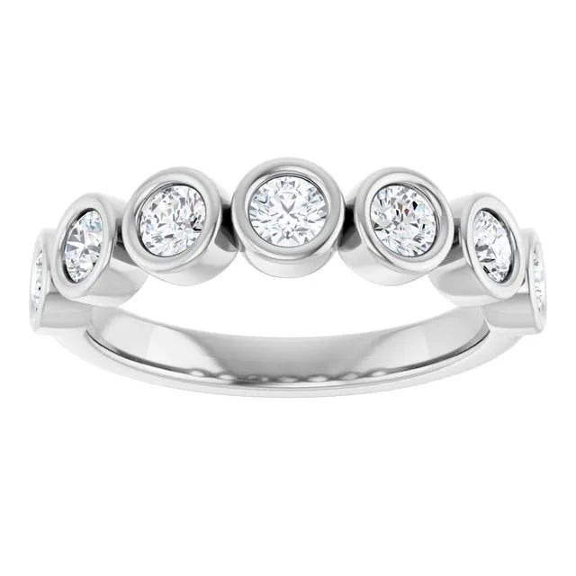 Luna Diamond Bezel Band - Extra Chunky - 2/3 Carat (3mm)