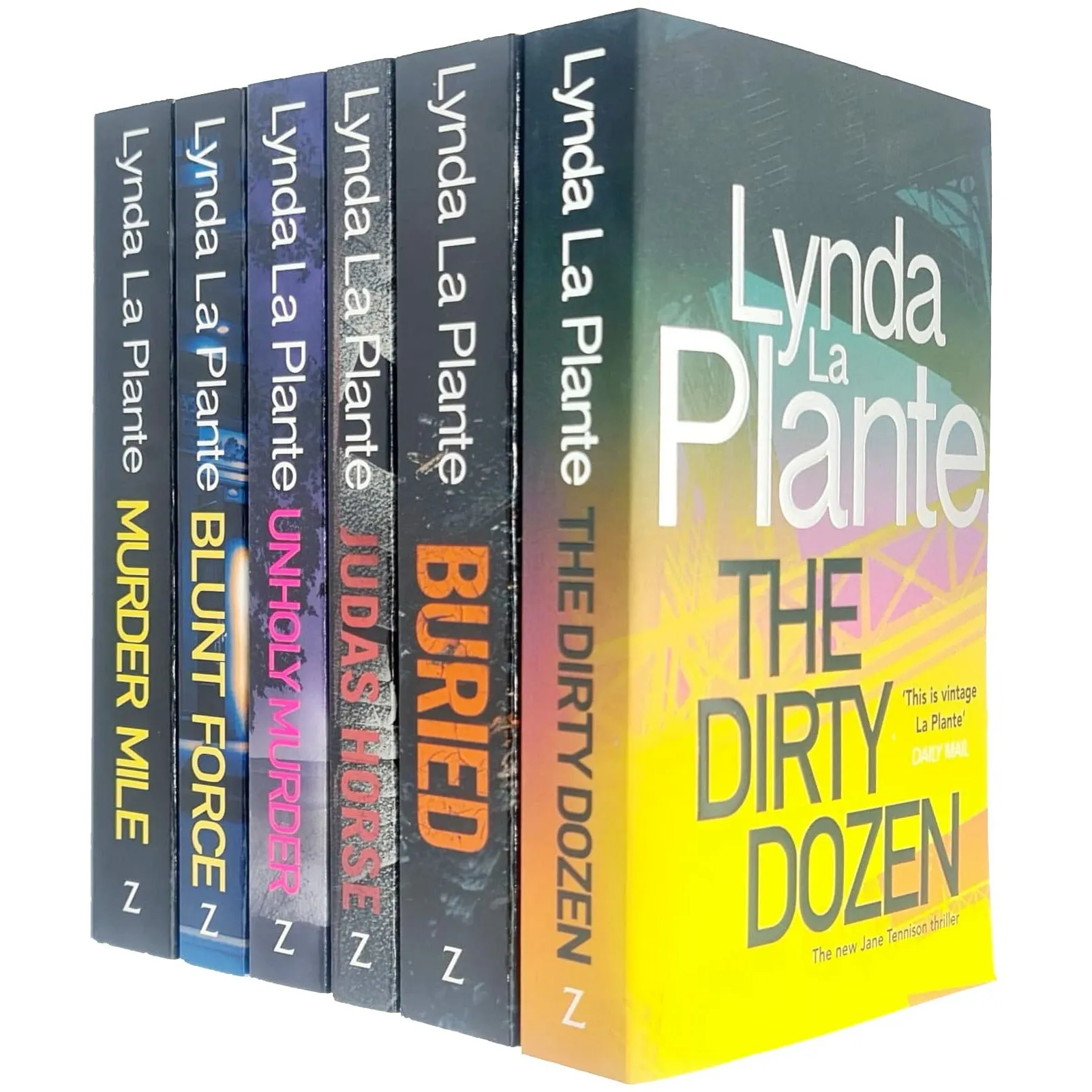 Lynda La Plante 6 Books Collection Set (Unholy Murder, Judas Horse, The Dirty Dozen, Blunt Force, Buried, Murder Mile)
