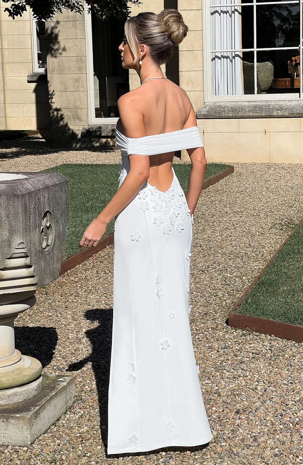 María Camila Maxi Dress – Ivory