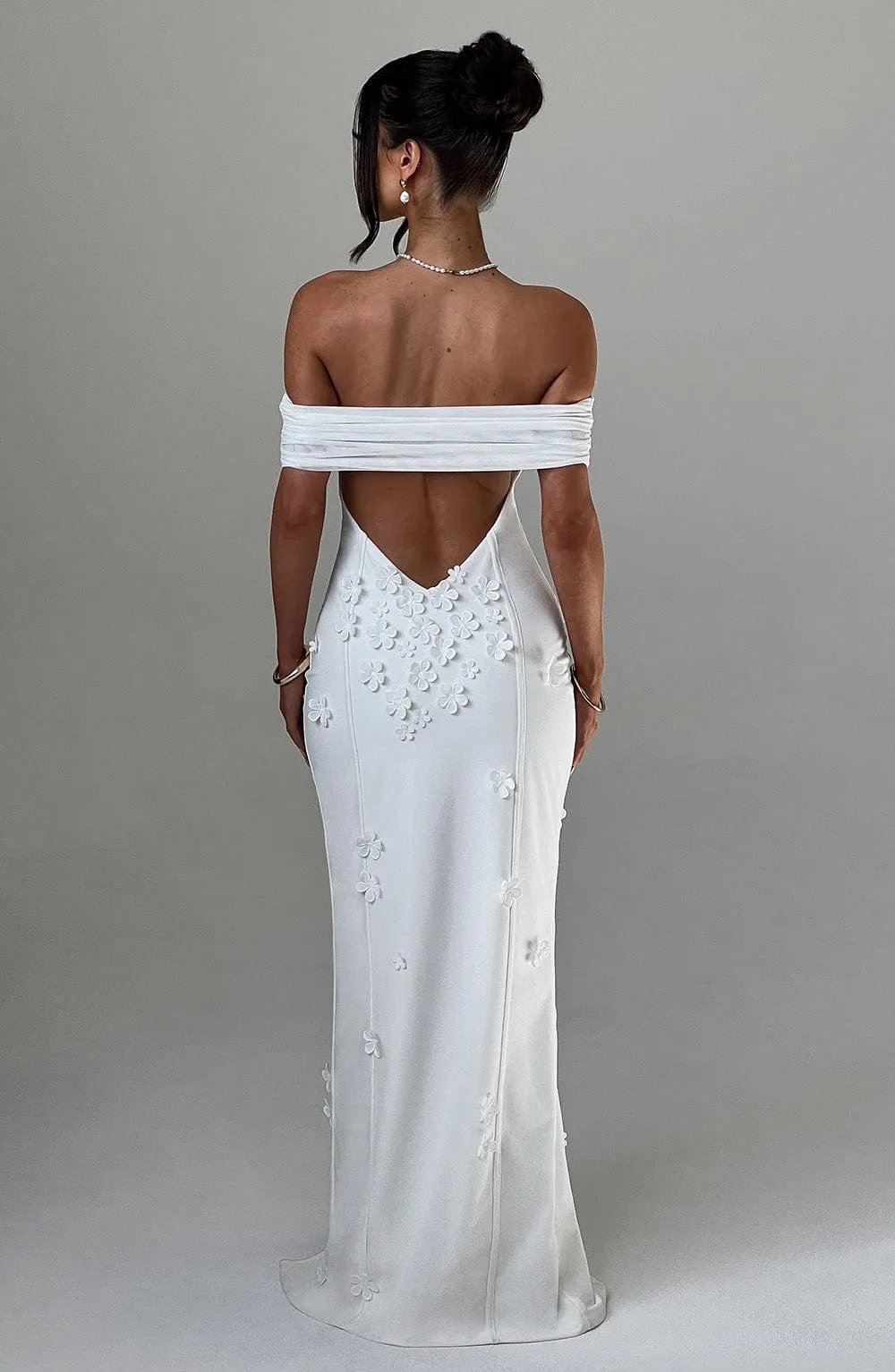 María Camila Maxi Dress – Ivory