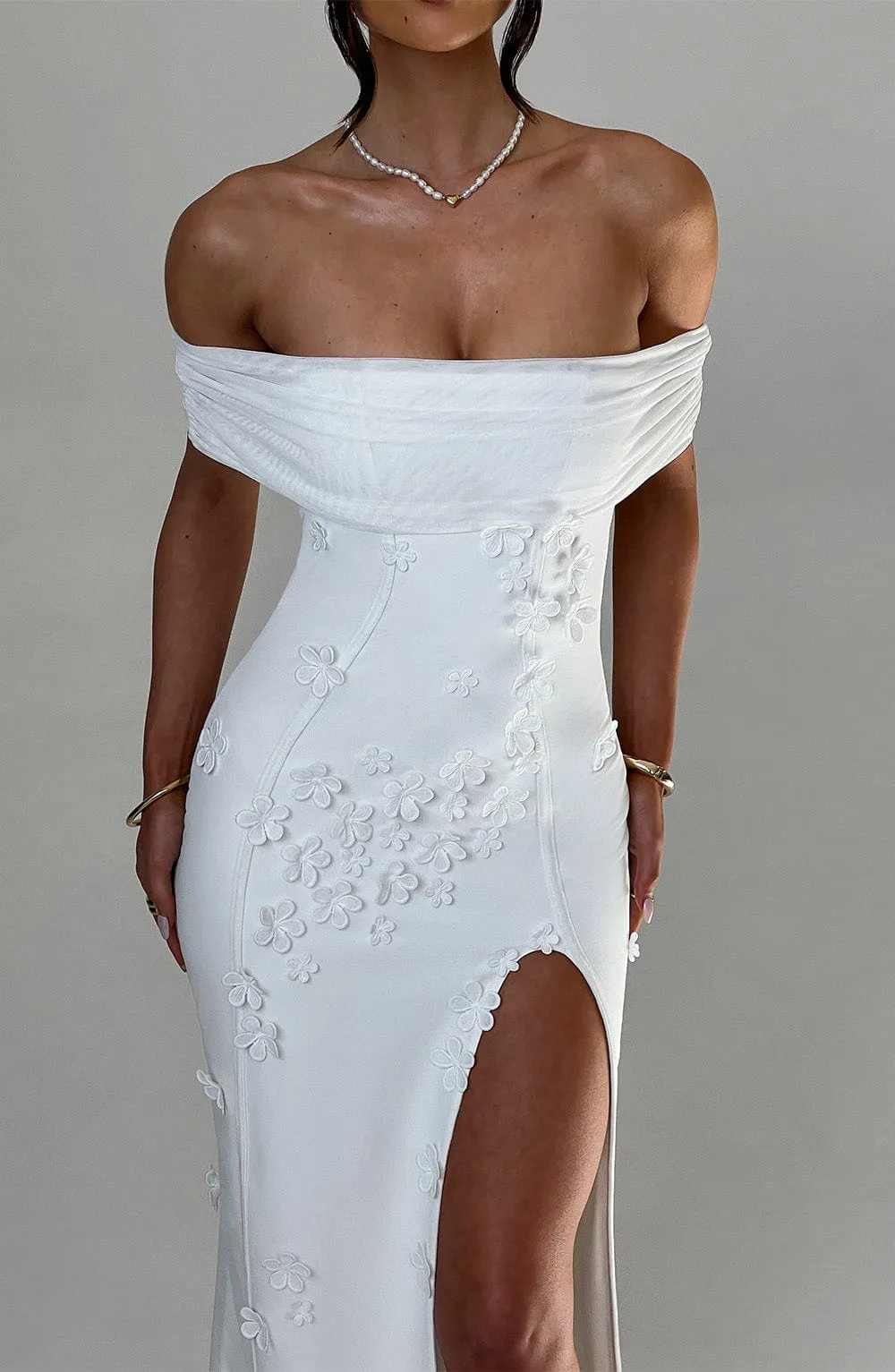 María Camila Maxi Dress – Ivory