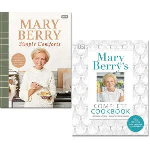 Mary Berry 2 Books Collection Set (Mary Berry's Complete Cookbook: Over 650 recipes and Mary Berry's Simple Comforts)