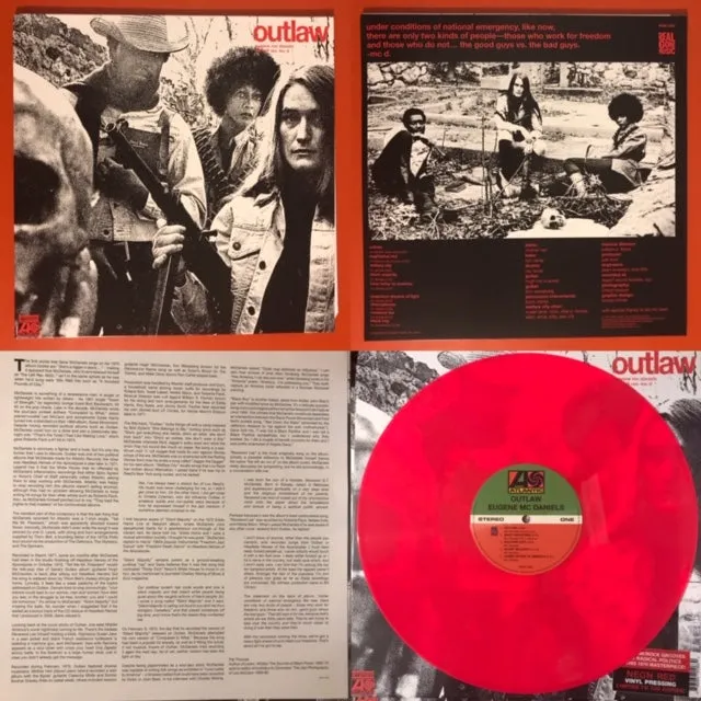 McDaniels, Eugene - Outlaw [Neon Red Vinyl] –  New LP