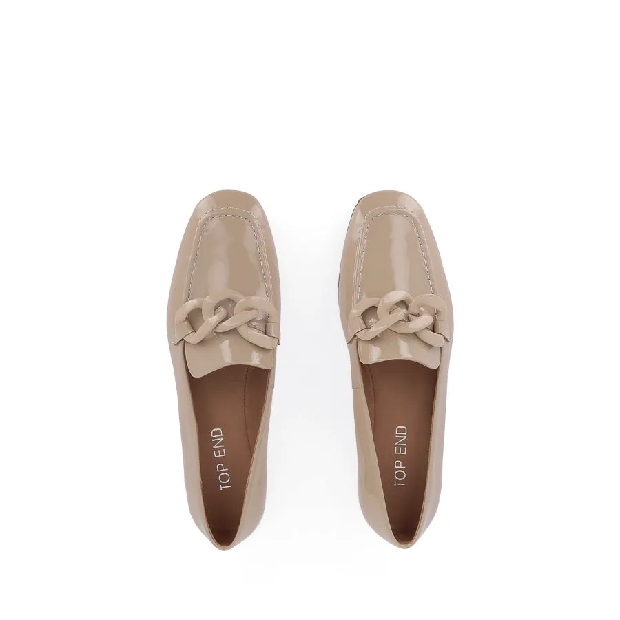MELINEY - CAFE PATENT LEATHER