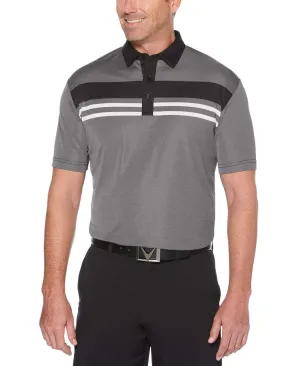 Mens Birdseye Block Polo