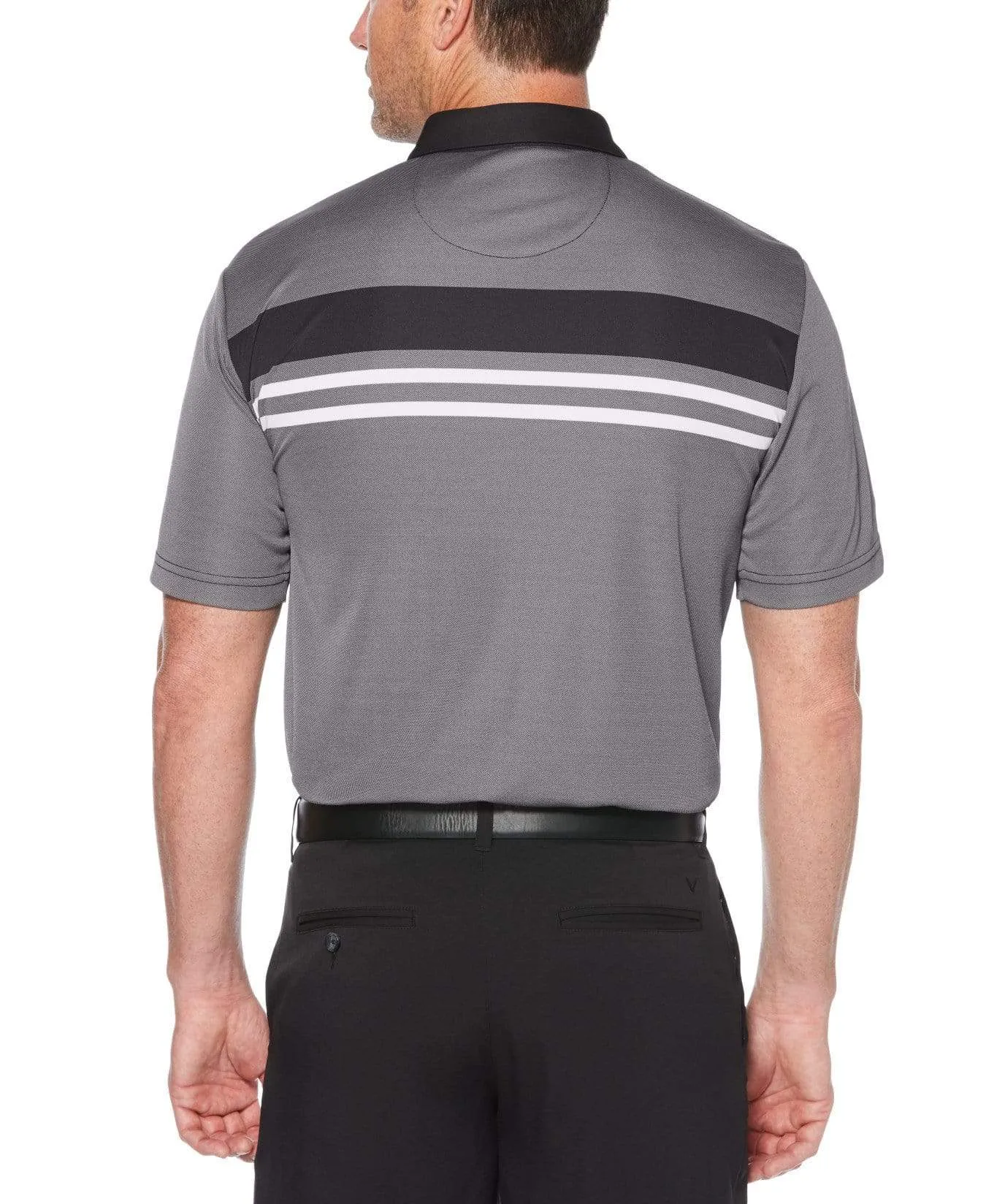Mens Birdseye Block Polo