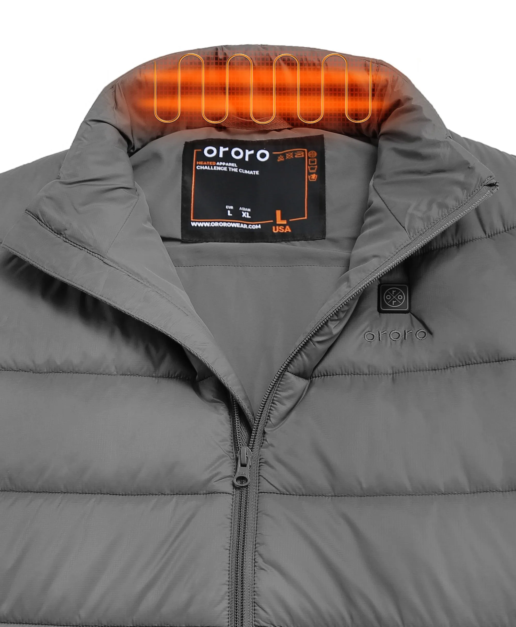 Men's Classic Heated Vest - Grey