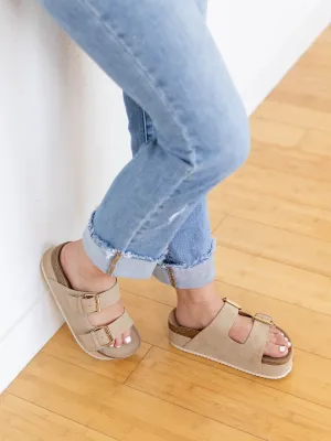 MIA Brookie 2 Buckle Platform Wedge