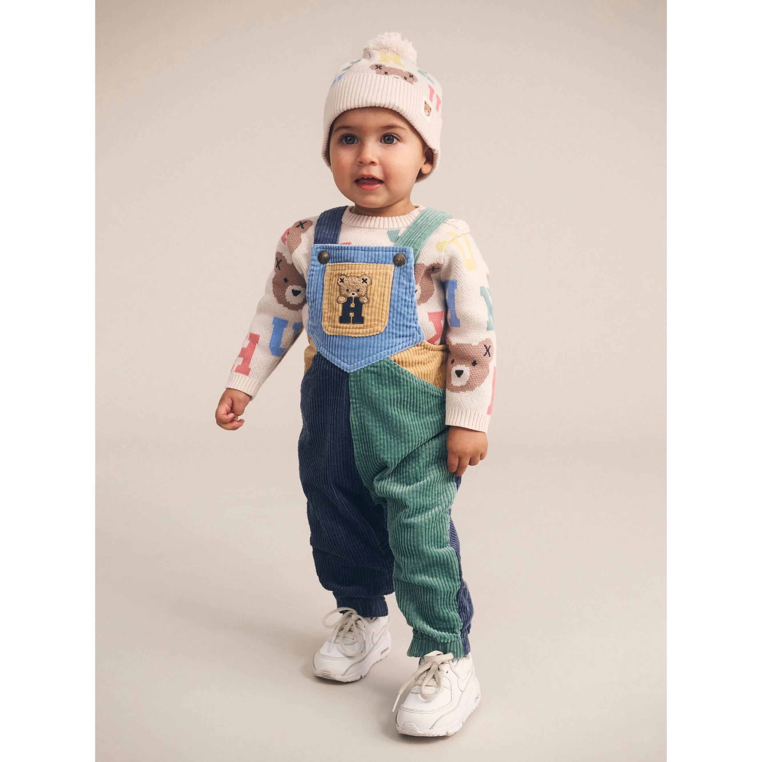 Midnight Colour Block Overalls