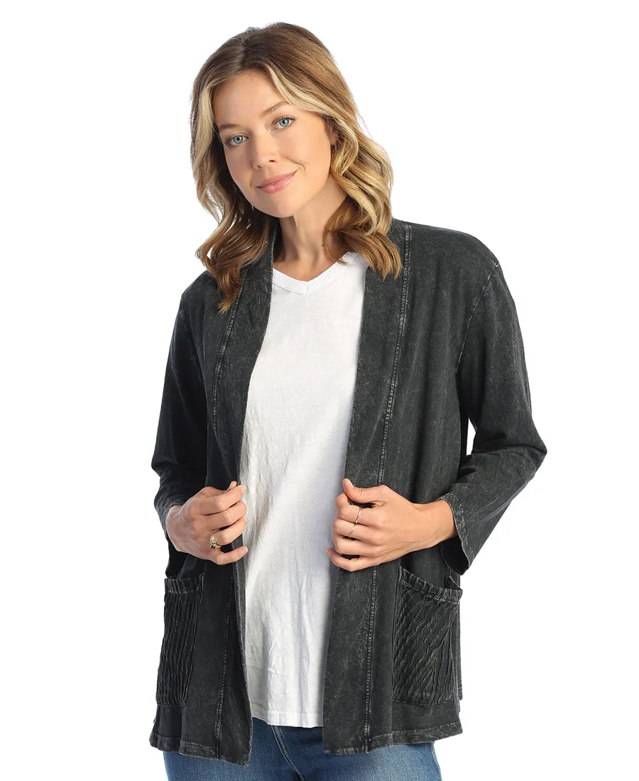 Mineral Washed French Terry Jacket